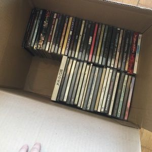 Lot of 56 CDs pop punk, metal, emo, grunge